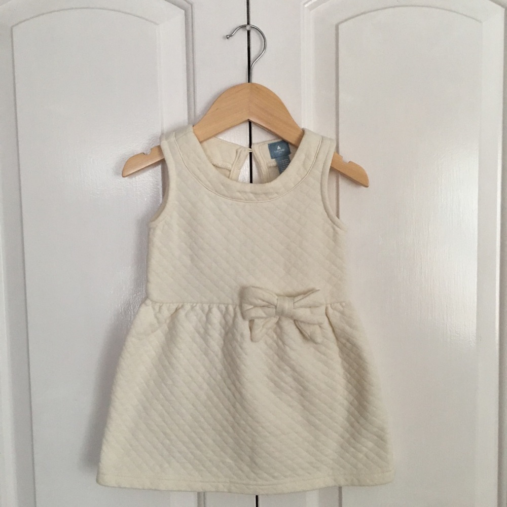 Baby Gap Beige Quilted Dress